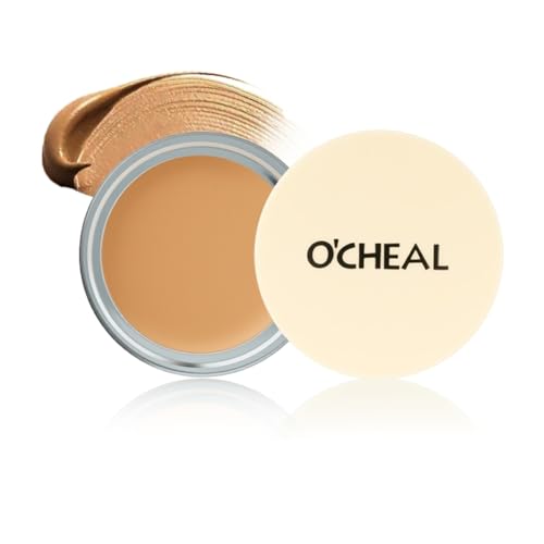 O'CHEAL Línea de elevación de la fundación duradera fácil blanquear mancha ojo contorno cara corrector belleza maquillaje 5g 04#trigo