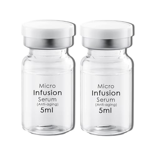 Sérum Antiedad 5ml, Ampollas Avanzadas de Ácido Hialurónico para Hidratar la Piel, Solución Todo en Uno para el Sistema de Micro Infusión de Hidratación, Adecuado para Todo Tipo de Piel (5ml x 2)