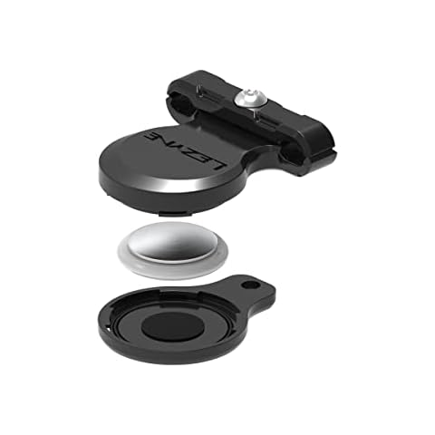 LEZYNE Matrix Saddle Tagger, Stealth Bicycle Airtag Seat Mount Case, Lightweight, Durable Composite Matrix, IPX7 Waterproof, Hidden Airtag Holder for Bikes Cover
