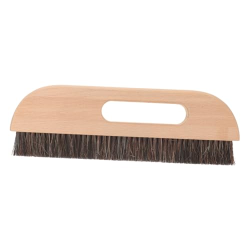 Gatuida Brosse à Tapisser Crin de Cheval avec Manche Brosse à Colle pour Peint Outil de Lissage Dense et Robuste pour Décoration Murale