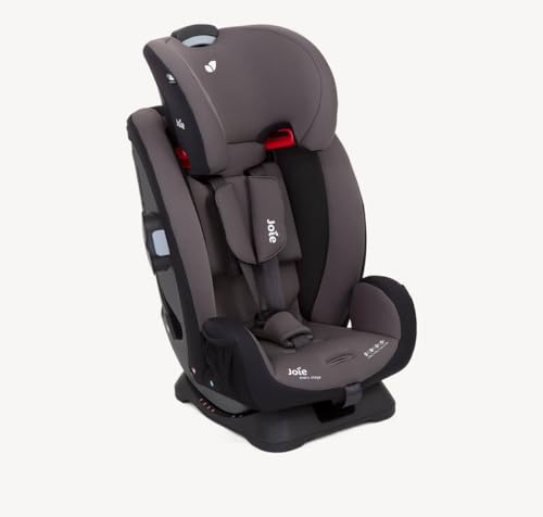 Joie Every Stage Group 0+/1/2/3 Car Seat for Baby & Kids - Rearward (0 to 18kg/4 Years) & Forward-Facing (9kg to 36kg/12 Years), 6 Recline Positions, 10 Position Headrest Adjustable