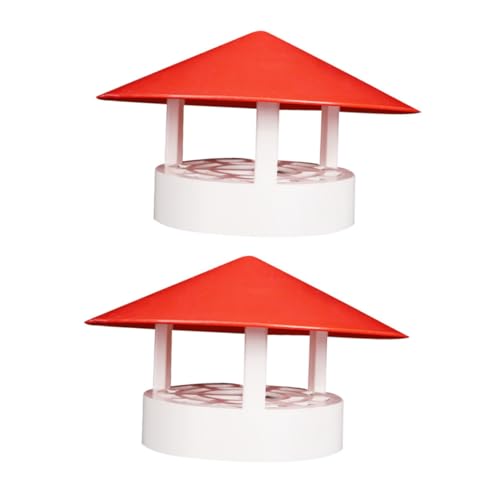Protector para Chimenea de PVC contra Aves y Atascos en el Tejado 2