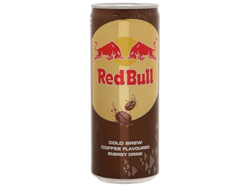 Image of Red Bull Cold Brew Coffee Flavoured Energy Drink, DECADENT, Each 250ml X 6 Cans Limited Edition (Product Of Thailand)