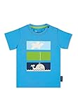 Sterntaler Baby-Jungen Kurzarm Wal T-Shirt, türkis, 86