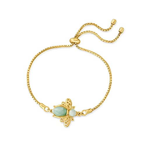 Ross-Simons Gemstone Bumblebee Bolo Bracelet in Sterling Silver3