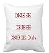 DKISEE Black White and Red Circle Pattern Decorative Cushion Cover Pillowcase for Sofa Couch Chair Seat 18