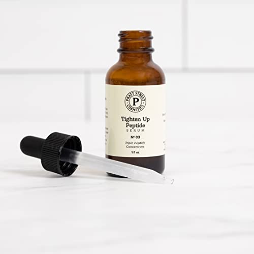 Pratt Street Cosmetics Tighten Up Peptide Facial Serum (1 Fl Oz) With Argireline, Matrixyl, & Replexium– To Firm Skin And Reduce Wrinkles #TOP1