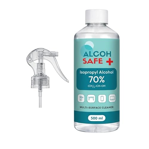 Image of 70% IPA | Screen & Multi-Surface Cleaner Spray | Disinfectant Liquid for Surface, Equipment | Fragrance Free | 500ml (Pack of 1)