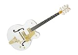 Gretsch Guitars Players Edition G6136T Falcon Hollowbody with String-Thru Bigsby Electric Guitar White