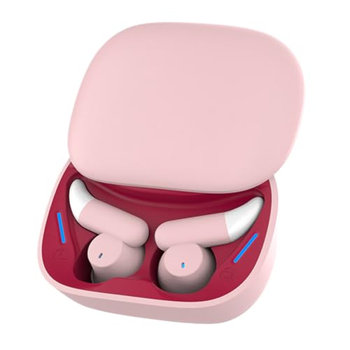 NevPuose Auriculares para dormir de lado, auriculares de silicona con caja de carga para dormir, cómodos auriculares para el hogar, viajes, negocios, camping, vacaciones