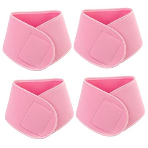 Enveloppement du cou au gel hydratant et sangle en coton rose