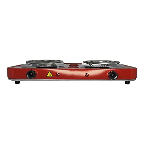 Fogareiro Elétrico Portátil 2 Bocas 2000W -Relinx 220v