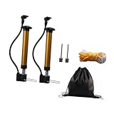 TOBBOMEY Leichte Tragbare Mini handpumpe Basketball und Fahrrad Luftpumpe aus Teiligem Inklusive...