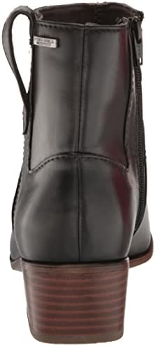 Rockport Women's Geovana Layered Boot Ankle, Black Leather Waterproof, 9 | Image 2