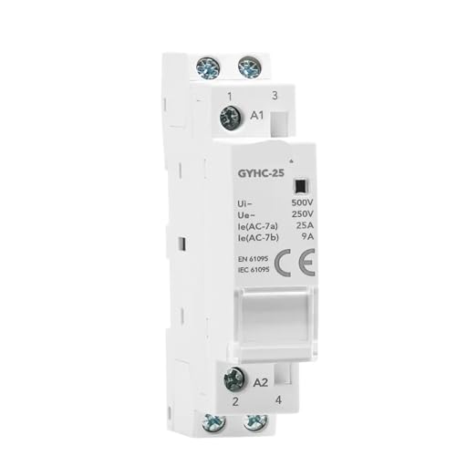 Contacteur modulaire 2P 25A 2NO 24VAC pour piloter le chauffage de la maison