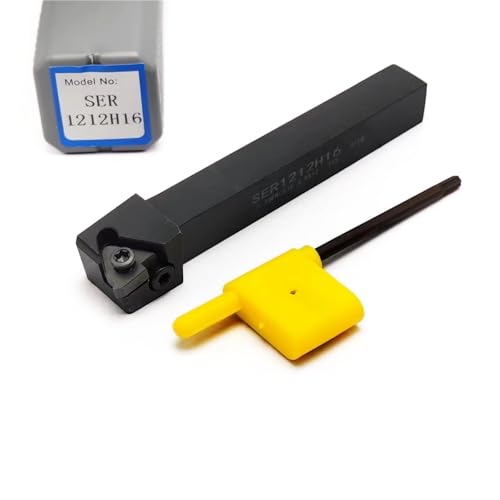 Image of SER1212H16 SER1616H16 SER2020K16 SER2525M16 External Thread Turning Tool Holder SER RT16.01W G60P .01 CNC Blade Carbide Inserts(SER1212H16)