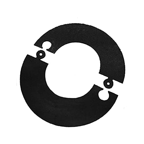 Equipé peint en noir de fumée Rosette D. 150 mm. poêle à granulés de bois