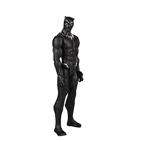 Marvel, Boneco Pantera Negra Titan Hero Series, Preto