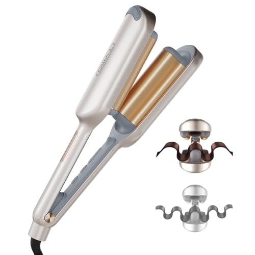 Curling Iron Hair Crimper Waver - TYMO ROVY Beach Waves...