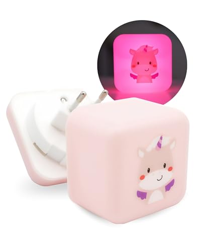 Notevole design 2-in-1: questa soluzione ibrida funziona come una luce fissa tramite la sua base quando è collegata, o come un cubo luminoso completo quando la base e il coperchio sono assemblati. La parte superiore rimovibile funge da compagno nomade per la sicurezza notturna del tuo bambino.