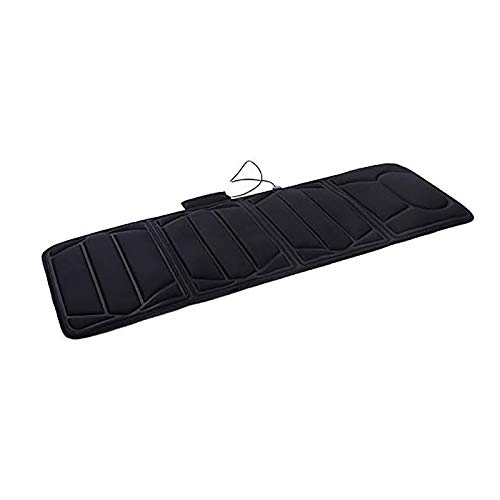 WSN Sedile Massaggiante Shiatsu,Cuscino vibrante per massaggio a 10 motori con 2 cuscinetti riscaldanti per massaggiatore completo per il sollievo dal mal di schiena