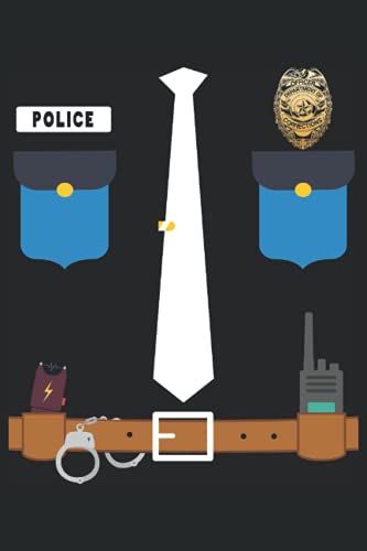 Police Officer s lovers kids gift for halloween: Lined Notebook Journal To Do Exercise Book Or Diary (6" x 9"inch) with 120 pages