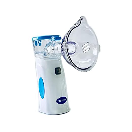 Medicate Inalador Portátil Mesh Colors Com Bateria Recarregável Azul Escuro