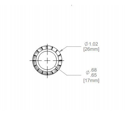 T&S Brass 016807-45 Big-Flo Easy Install SS Serrated Lock Washer