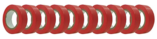 Varivendo Set di 10 nastri isolanti, 15 mm x 10 m