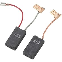 ECSiNG 2 Pcs Rotary Hammer Carbon Brushes 6.3x12.5x23mm 11264EVS 11241EVS Compatible with GBH5-40DE Compatible with GSH5CE