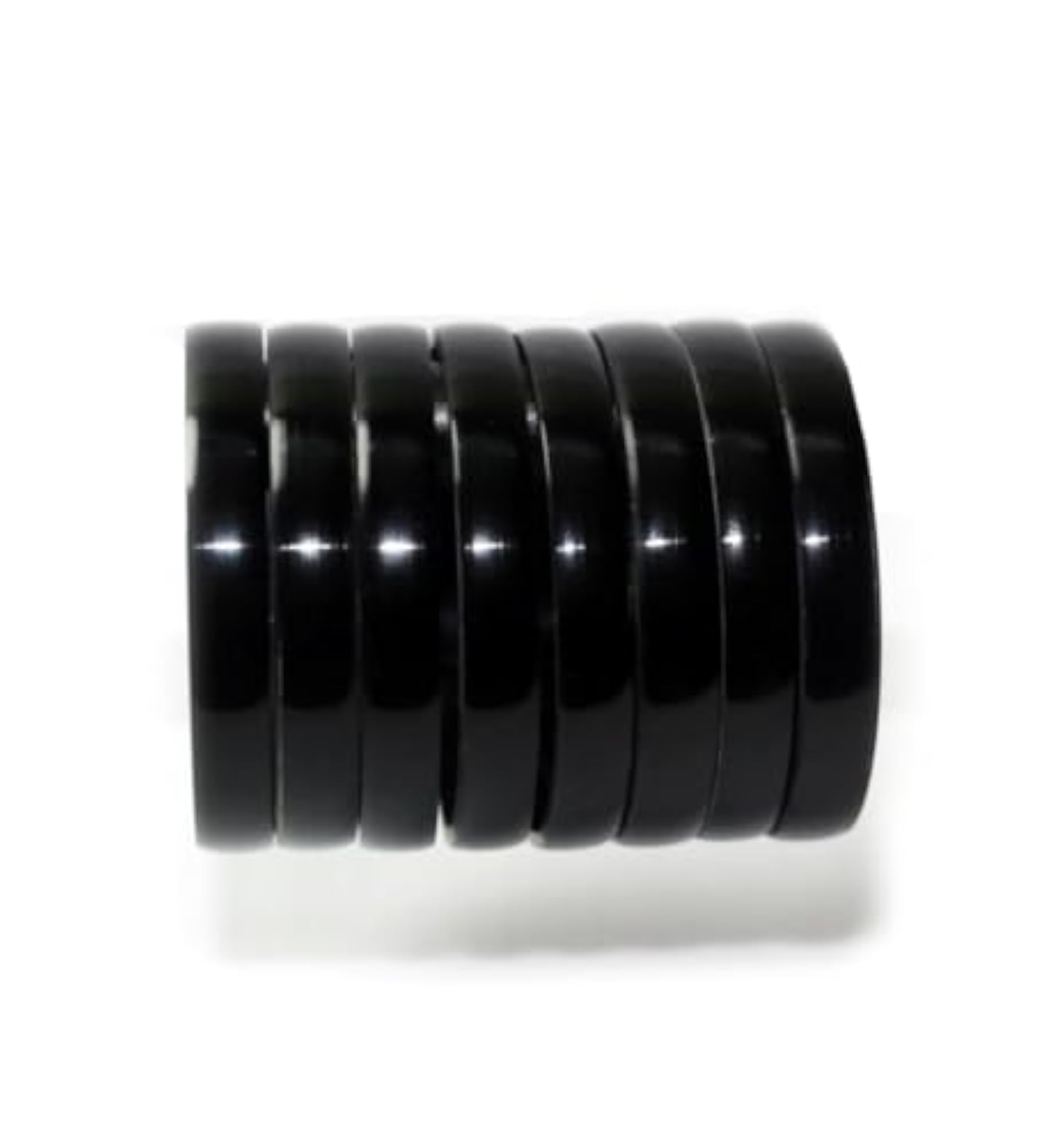 Karivala Black Plastic Bangles for Newborn Babies, 5mm Thick