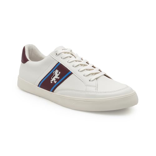 Image of Red Tape Casual Sneakers for Men | Stylish Sports Shoes with EVA Footbed, Lace-Up Closure, Lightweight Comfort & Sleek Design for Active Days White