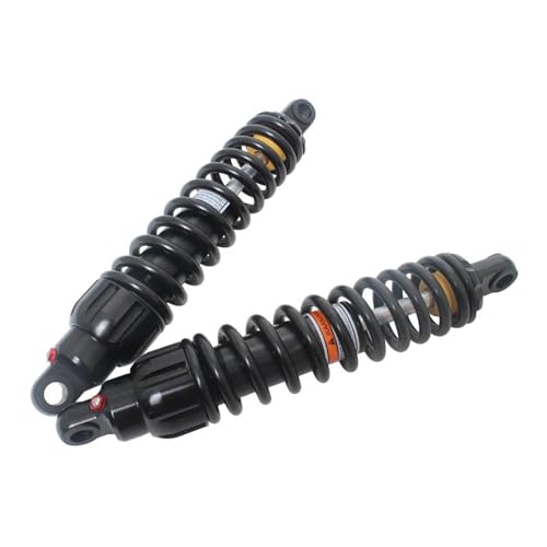 Amortisseur moto arrière paire de suspension réglable 343mm pour long trajet en Touring