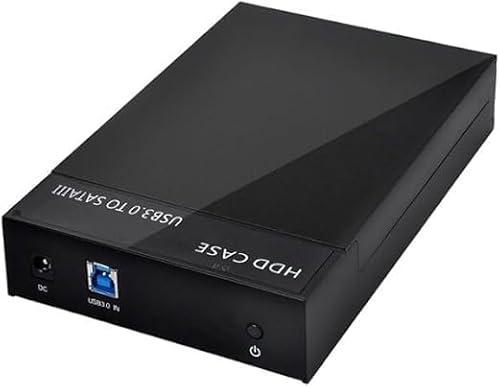 USB 3.0 3.5 Inch SATA Hard Drive Enclosure F1485 - Black