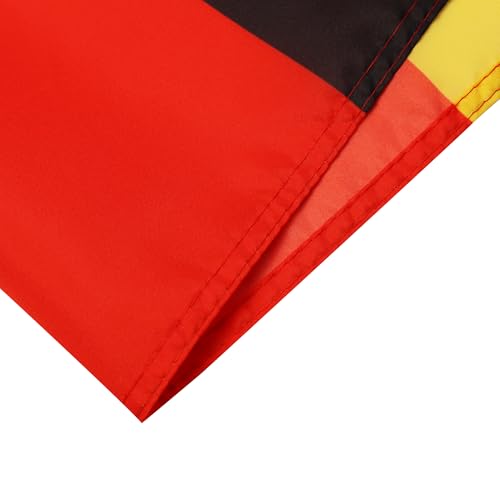 Image of AZ FLAG - Germany Flag - Large 5x8 Ft - 100D Polyester German Big Banner with Two Metal Grommets - Fade Resistant - Vivid Colors - 5' x 8' Feet - 250x150 Cm