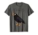 F-Caw-F Black Crow Silhouette Funny Bird Adult Humor T-Shirt