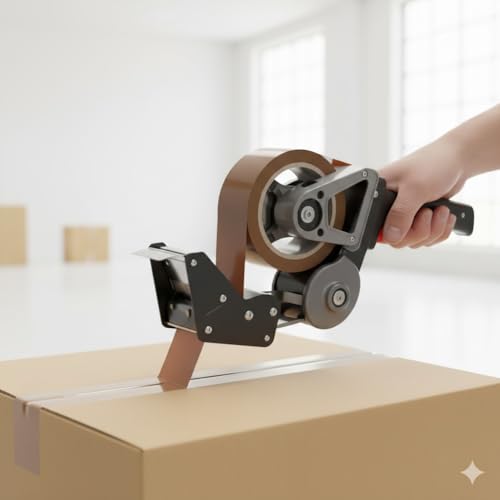 Image of Indipac BOPP Brown Cello Tape 2 Inch 65m Roll - Heavy Duty Sealing Tape for Carton Box Packing, Warehouse, Industrial, Office & Ecommerce Packaging Tapes (Pack of 12)