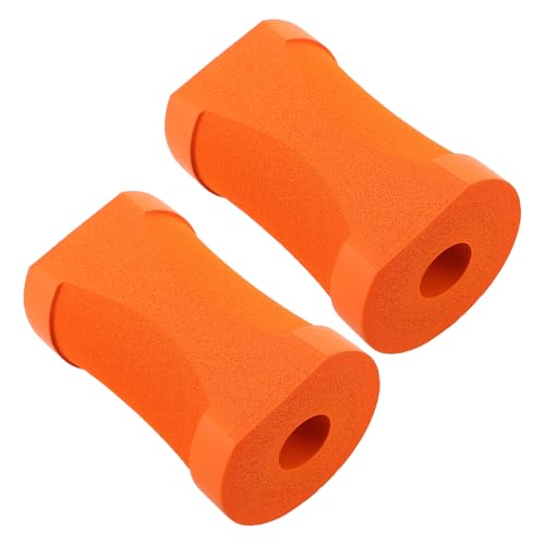 CLISPEED Almohadillas Deportivas para Codos y Muñecas Antideslizantes, 1 Par, Material 3D para Ejercicios de Planchas y Pilates, Color Naranja, Soporte Ergonómico para Fitness en Casa