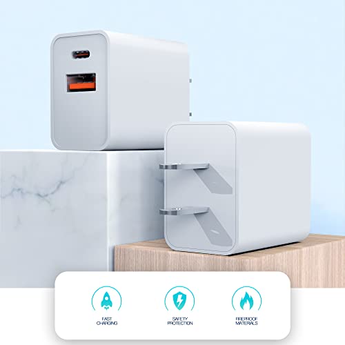 image for zouxan 20W Dual Port for iPad Air Charger Fast Charging - (Fit for iPa