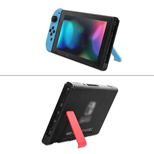 Switch Kickstand Replacement, Switch Stand With 4 Pcs Thumb Grips, 2 Pack Replacement Kickstand For Nintendo Switch #TOP4