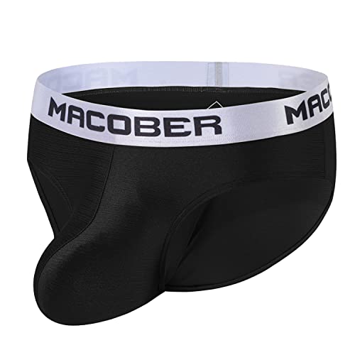 BIATWOWR Mensajes para hombre 9689, 1 x negro, M