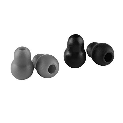 Beautyflier 2 Pairs Silicone Replacement Ear Tip Earbud for