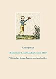 Biedermeier-Lenormandkarten (Wahrsagekarten, Aufschlagkarten): um 1850. Vollständiger farbiger Reprint zum Ausschneiden (Reprintausgaben historischer Wahrsagekarten) - Anonymus Anonymus 