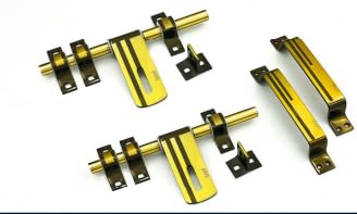 legal super industries Aldrop Stainless Steel Glossy Door Aldrop Handle Set Handle Set for Main Door, Latches for Door, Antique Finish (2 Aldrop 2 Handle AHS-426 Vintage Antique)