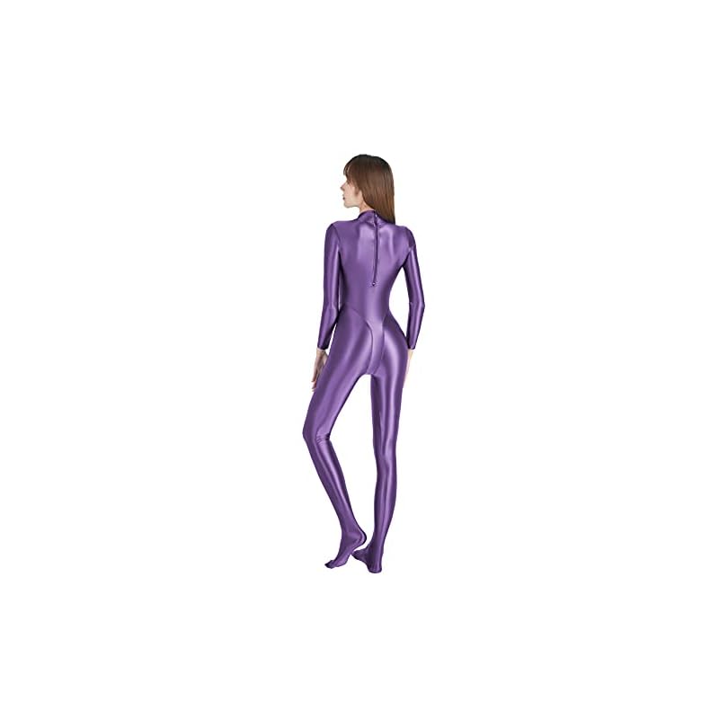AMORESY-Oily-Luster-Full-Body-Diving-Suit-Tight-one-Piece-Competitive-hot-Spring-Thin-one-Piece-Swimsuit-as1-Alpha-l-Regular-Regular-Purple