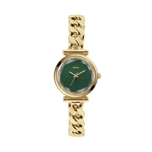 Image of Fossil Carlie Gold Quartz Stainless Steel Watch ES5441