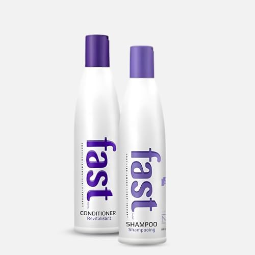 Nisim F.A.S.T. Fortified Amino Scalp Therapy Shampoo & Conditioner 10 oz Duo (10 oz - white)