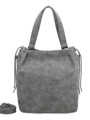 Sac fourre-tout femme Fritzi aus Preussen Poppi02 cabas vintage anthracite