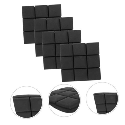 SHOWERORO 4pcs Paneles Acústicos de Espuma para Aislamiento Sonoro para Estudios de Grabación Oficinas Estudios en Casa miniatura 7