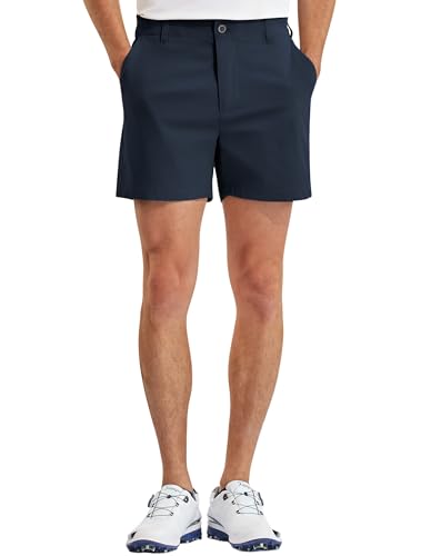 puli golf shorts men relaxed fit stretch dress lightweight casual waterproof travel quick dry summer shorts 5 inch inseam